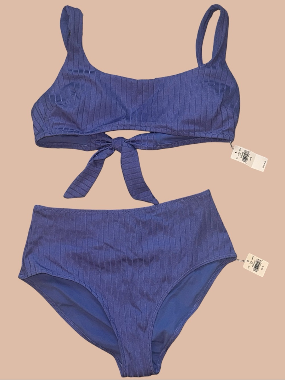 Aerie NWT Shine Scoop Neck Ribbed Bikini